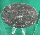 German 2nd War ID Disc